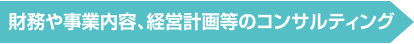 財務や事業内容、経営計画等のコンサルティング